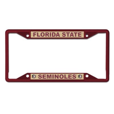 Florida State Seminoles Garnet License Plate Frame