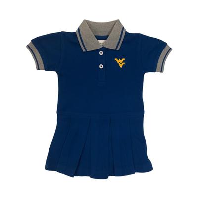 West Virginia Toddler Polo Dress