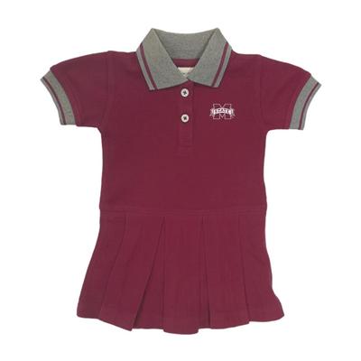 Mississippi State Toddler Polo Dress