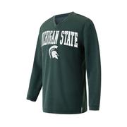  Michigan State Concepts Sport Women's Volley V- Neck Top