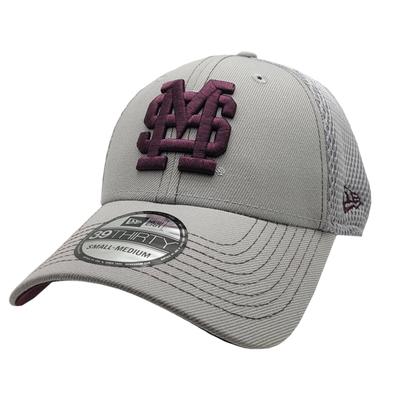 Mississippi State New Era 3930 Interlock MS Flex Fit Hat