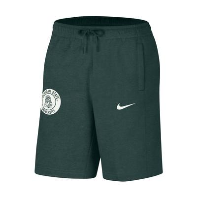 Michigan State Nike Vault Fleece Shorts