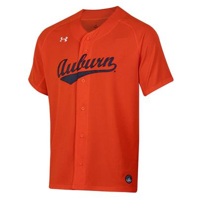 Auburn Under Armour #1 Baseball Jersey