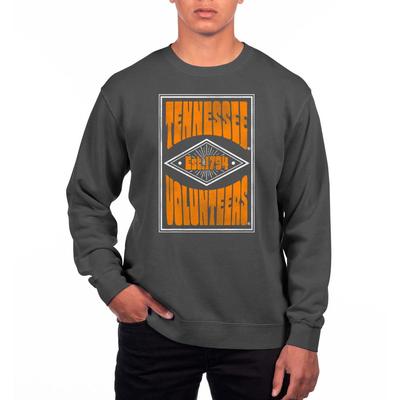 Tennessee Uscape Poster Pigment Dye Crew Sweatshirt