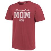  Mississippi State Image One Dotted Mom Comfort Colors Tee