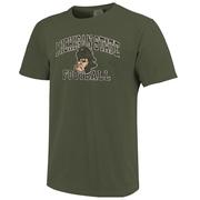  Michigan State Image One Arch Vintage Mascot Comfort Colors Tee