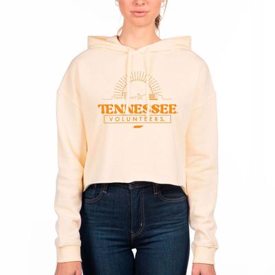Tennessee Uscape Old School Cropped Hoodie