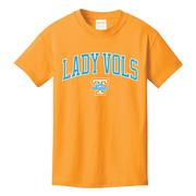  Tennessee Youth Lady Vols Arch Over Logo Tee