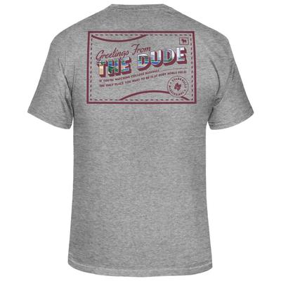 Mississippi State Retro Brand Greetings from the Dude Tee