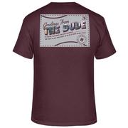  Mississippi State Retro Brand Greetings From The Dude Tee