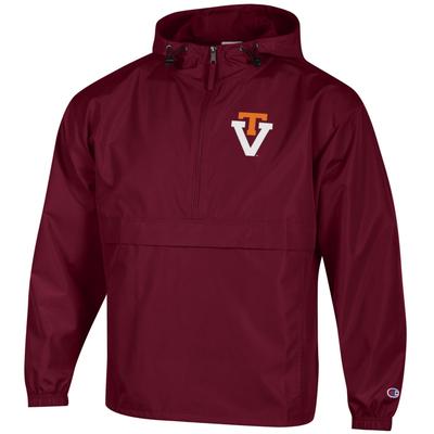Virginia Tech Vault T Over V Champion Packable Jacket