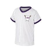  Lsu Colosseum Toddler Dusty Baseball Snap Up Tee