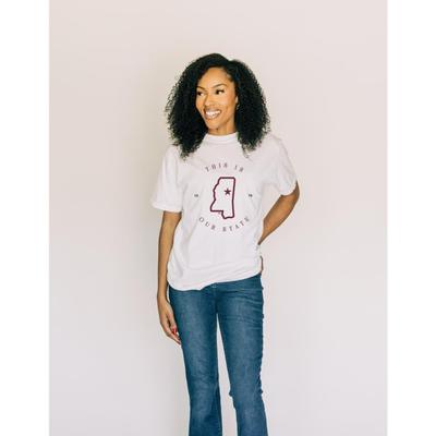 Mississippi State Our State Comfort Colors Tee