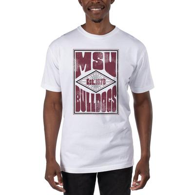 Mississippi State Uscape Poster Garment Dye Tee