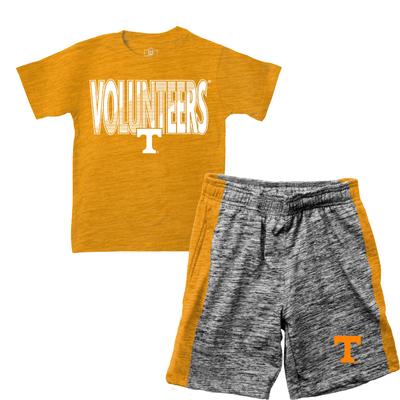 Tennessee Wes and Willy Toddler Tee and Contrast Short Set