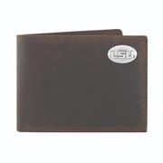  Lsu Zep- Pro Leather Concho Bifold Wallet