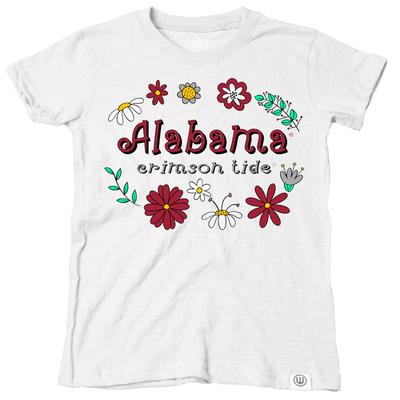 Alabama Wes and Willy Infant Flower Design Blend Tee