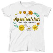  App State Wes And Willy Infant Flower Design Blend Tee