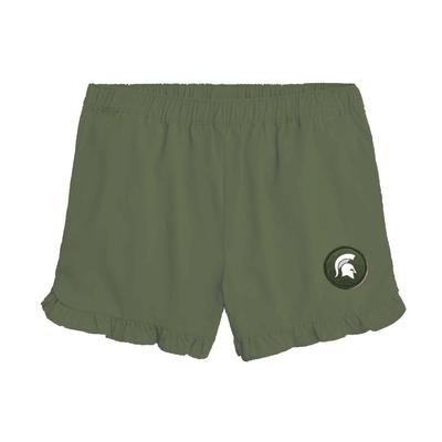 Michigan State Wes and Willy Toddler Leg Patch Short