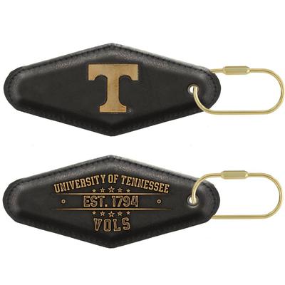 Tennessee Zep-Pro Burnished Leather Keychain