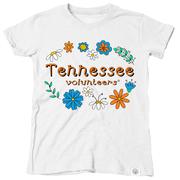  Tennessee Wes And Willy Toddler Flower Design Blend Tee