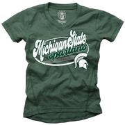  Michigan State Wes And Willy Kids Blend Slub Tee