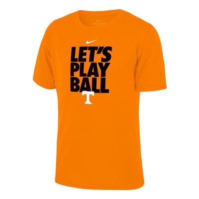 Tennessee Nike YOUTH Legend Let's Play Ball Tee