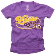  Lsu Wes And Willy Youth Blend Slub Tee