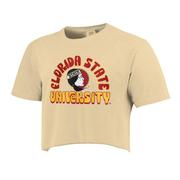  Florida State Groovy Arch Cropped Comfort Colors Tee
