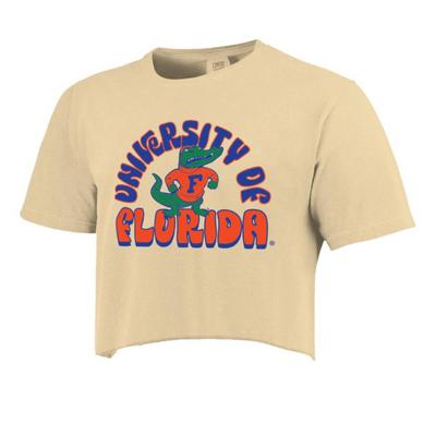 Florida Groovy Arch Cropped Comfort Colors Tee