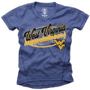  West Virginia Wes And Willy Youth Blend Slub Tee