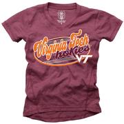  Virginia Tech Wes And Willy Youth Blend Slub Tee