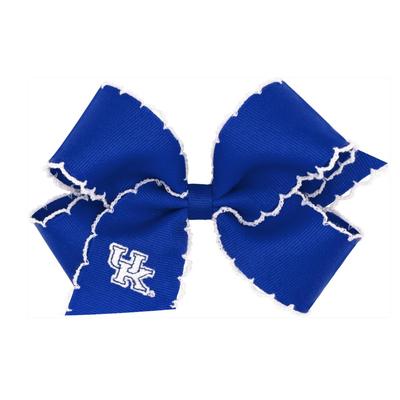 Kentucky Wee Ones Medium Moonstitch Embroidered Logo Bow