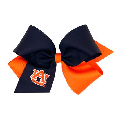 Auburn Weeones King Two-Tone Embroidered Logo Bow