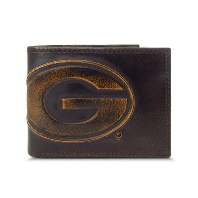 Georgia Zep-Pro Burnished Leather Bifold Wallet