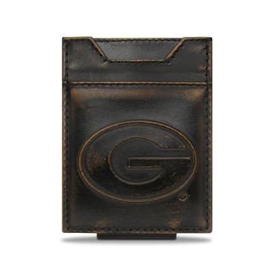 Georgia Zep-Pro Burnished Leather Money Clip Wallet