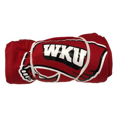 Western Kentucky Logo Brands Sweatshirt Blanket