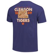  Clemson Image One Roughed Up Rock Comfort Colors Tee