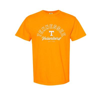 Tennessee Summit Outline Arch Over Script Puff Comfort Colors Tee