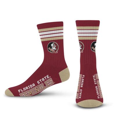 Florida State YOUTH 4 Stripe Deuce Socks
