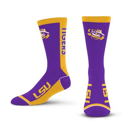 LSU MVP Crew Socks