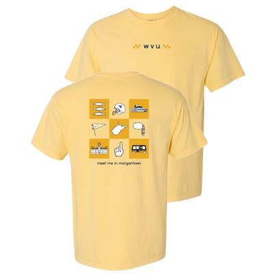 West Virginia Summit Checker Icons City Comfort Colors Tee