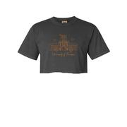  Tennessee Summit Campus Building Script Comfort Colors Cropped Tee