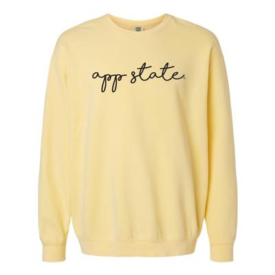 App State Summit Embroidered Lightweight Comfort Colors Crew