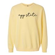  App State Summit Embroidered Lightweight Comfort Colors Crew