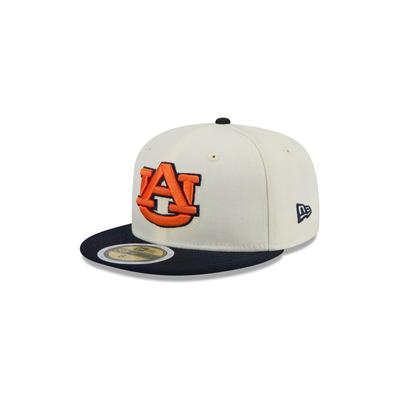 Auburn New Era Kids 5950 AU Logo Flat Bill Fitted Hat