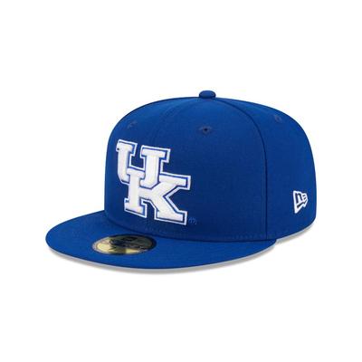 Kentucky New Era 5950 UK Logo Flat Bill Fitted Hat