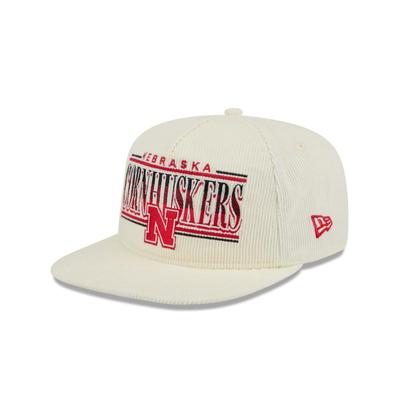 Nebraska New Era Golfer Throwback Adjustable Hat
