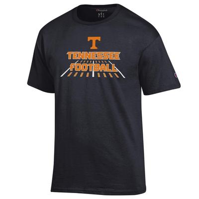 Tennessee Champion Wordmark Football Field Tee