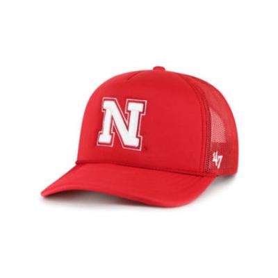 Nebraska 47' Brand Foam Mesh Trucker Hat